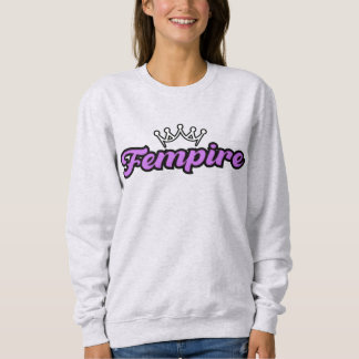 Sudadera FEMPIRE Logo Purple–Crown Empowerment Design