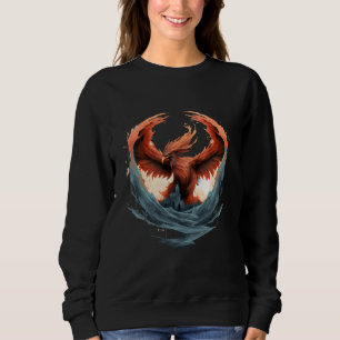Sudadera Fénix Artwork Firebird Reborn Mítico Bird Reju