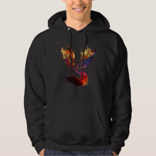 Sudadera Fénix ave de fuego renacimiento elevándose desde l