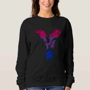 Sudadera Fénix bisexual LGBTQ Bisexualidad Bandera bisexual