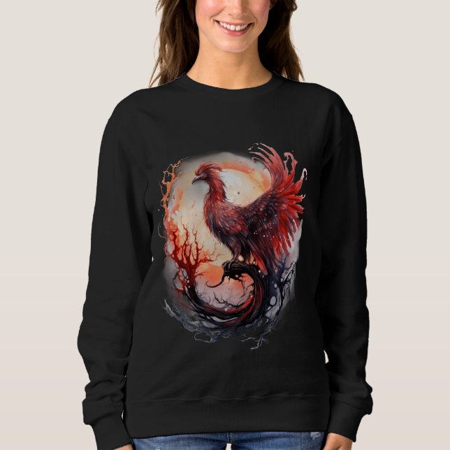 Sudadera Fénix Rejuvenecimiento Fuego Phoenix Bird Phoenix  (Anverso)