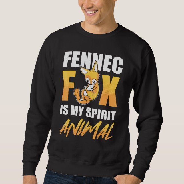 Sudadera Fennec Fox Es Mi Espíritu Animal Desert Fox Vulpas (Anverso)