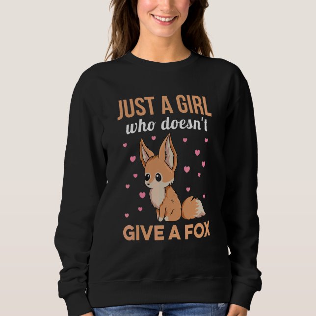 Sudadera Fennec Vixen Cita Para Un Experto En Fox De Fennec (Anverso)