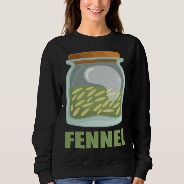 Sudadera Fennel Spice Flavor Food Cooking (Anverso)
