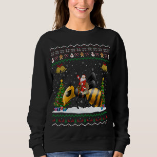 Sudadera Feo Wasp Xmas Regalo Santa Riding Wasp Navidades