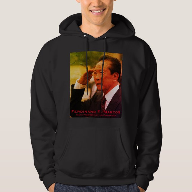 Sudadera Ferdinand Marcos, Décimo Presidente de Filipinas (Anverso)