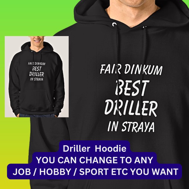 Sudadera Feria de Dinkum, mejor borracho en Straya (Subido por el creador)