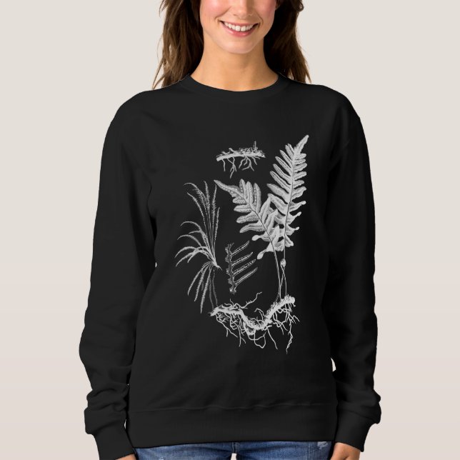 Sudadera Fern Plant Botanns Ilustracion Flowerless (Anverso)