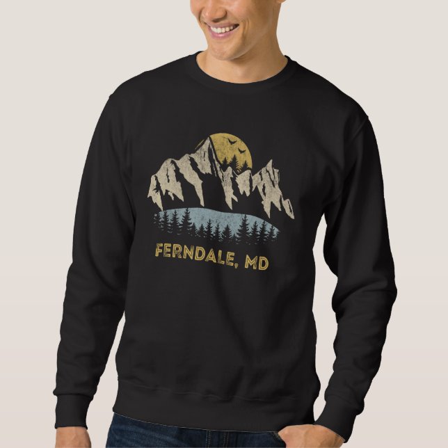 Sudadera Ferndale Maryland Mountain Sunset Sunrise MD (Anverso)