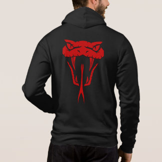Sudadera Feroz Cara De Serpiente Roja Unisex Zip-Up