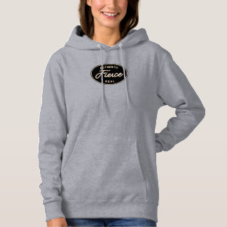 Sudadera ¡Feroz regalo para una mujer fuerte! Gray Hoodie