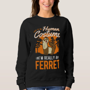 Sudadera Ferret Ferret de Halloween