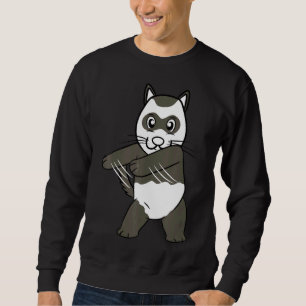 Sudadera Ferret Floss Dance Flossing Mascota