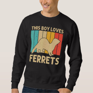 Sudadera Ferret Guay Para Niños Hijos Rod Propietario De Fe
