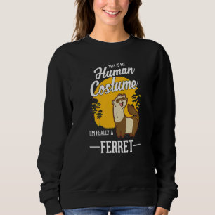 Sudadera Ferret Human Costume Halloween Ferret Premium