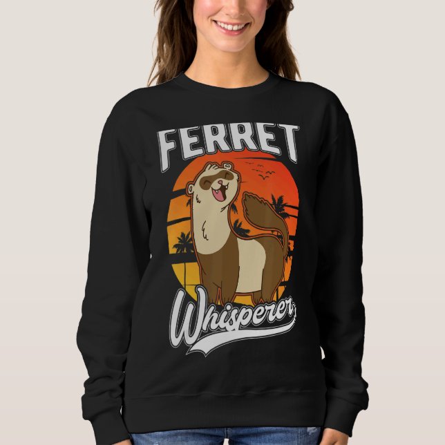 Sudadera Ferret Whisperer (Anverso)