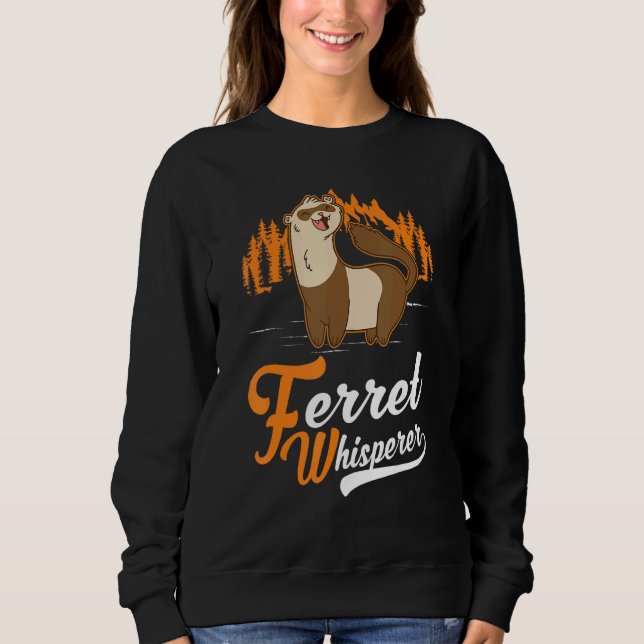 Sudadera Ferret Whisperer (Anverso)