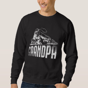 Sudadera Ferrocarril Abuelo Conductor del tren Abuelo Abuel