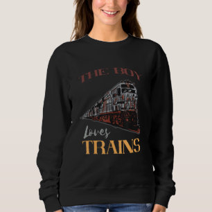 Sudadera Ferrocarril Boy Loves Estación de Ferrocarril Stea
