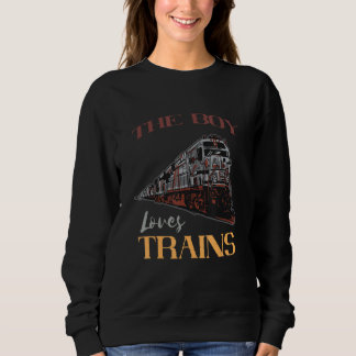 Sudadera Ferrocarril Boy Loves Estación de Ferrocarril Stea