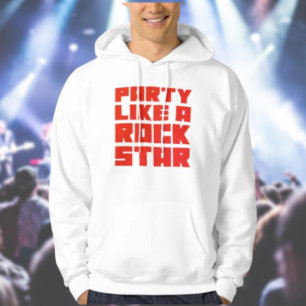 Sudadera Festeja Como Una Estrella de Rock