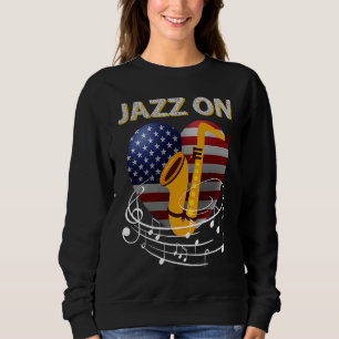 Sudadera Festival de Jazz de Nueva Orleans en Heart Louis