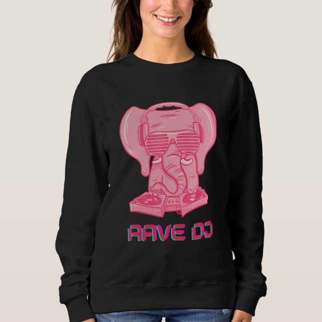 Sudadera Festival de Música Rave Dj Edm Rave (Anverso)