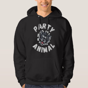 Sudadera Festival de Sauf de Fiesta animal para hombres