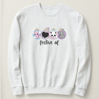 Sudadera Festive AF Pastel Goth Christmas Sweatshirt