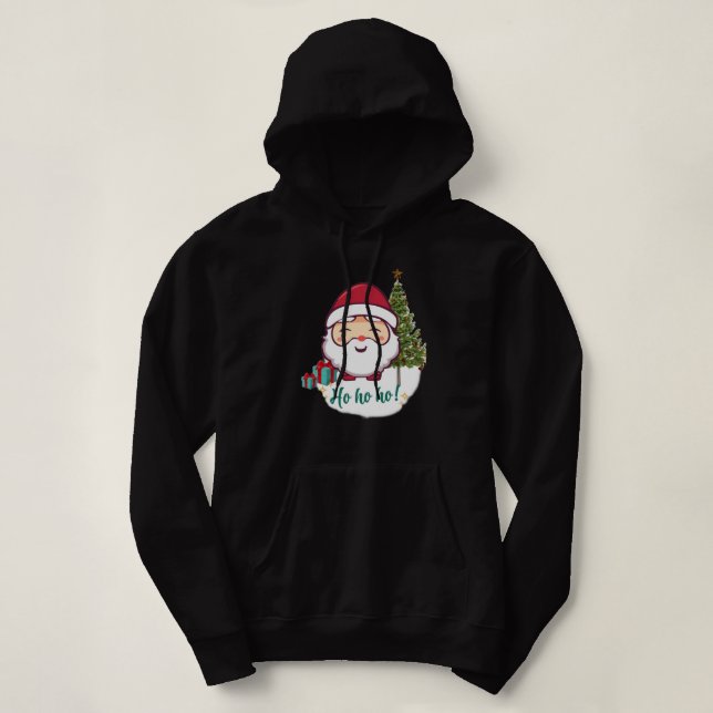 Sudadera “Festive Christmas Hoodie – Cozy Holiday Vibes” (Diseño del anverso)
