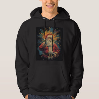 Sudadera Festive Classic Santa Claus Christmas Art