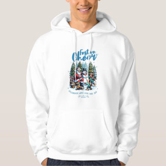 Sudadera Festividad de cereza alegre diseño de navidades na