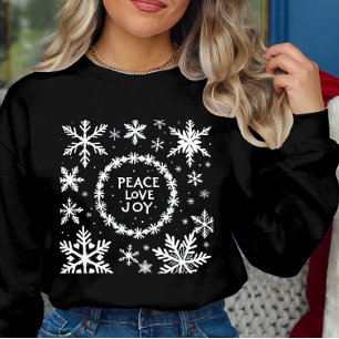 Sudadera Festividad de Navidades de Peace Love Joy
