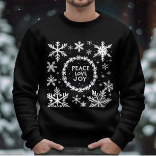 Sudadera Festividad de Navidades de Peace Love Joy