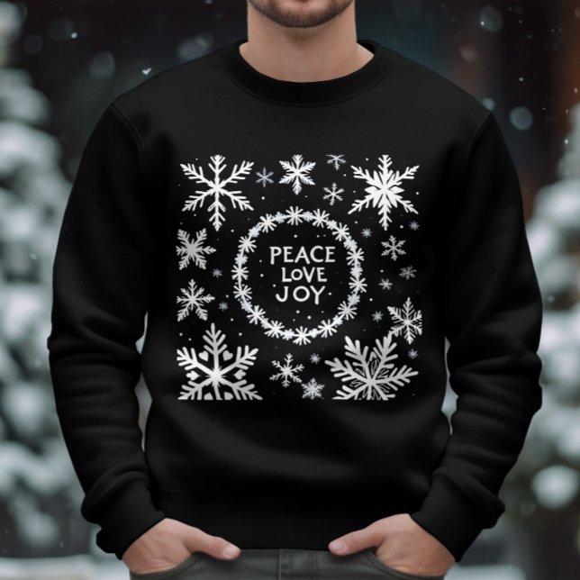 Sudadera Festividad de Navidades de Peace Love Joy (Subido por el creador)