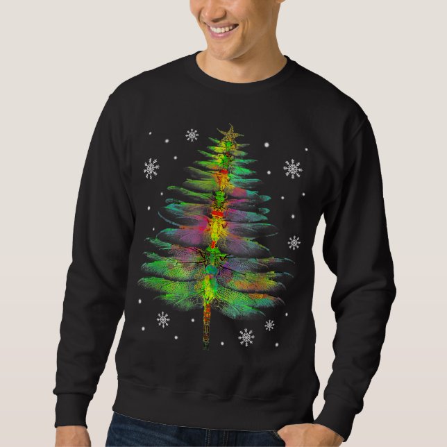 Sudadera Festividad divertida del árbol de navidad de la li (Anverso)