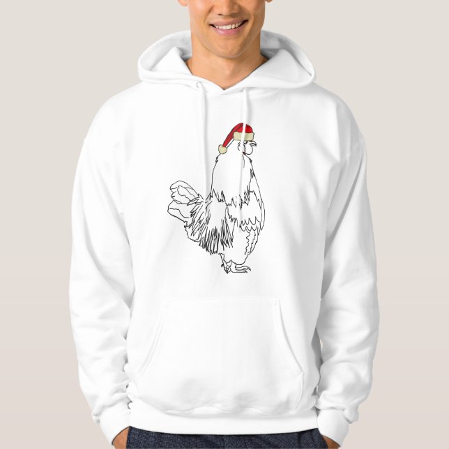 Sudadera Festividad divertida en humor de Gorra de Navidad (Anverso)