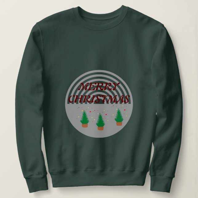 Sudadera Festividad Feliz Navidad (Anverso del diseño)
