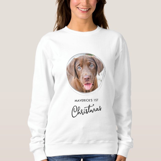 Sudadera Festividad fotográfica personalizada de Navidades  (Anverso)