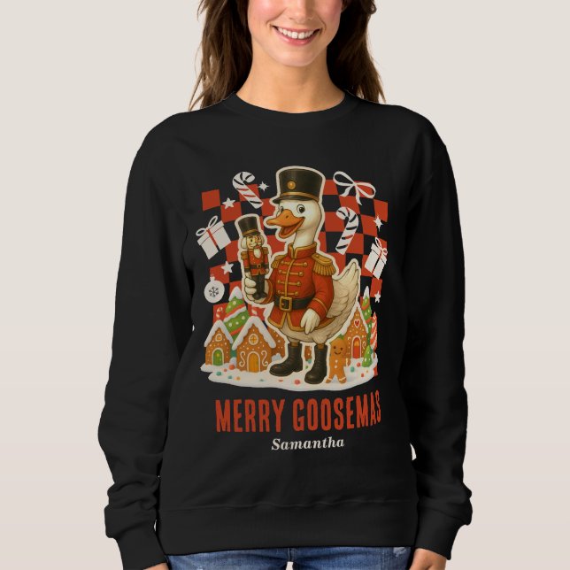 Sudadera Festividades de los Navidades de cabras de petrócr (Anverso)