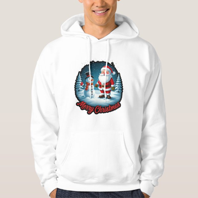 Sudadera "Festividades Heladas: Moda del País de las Maravi (Anverso)