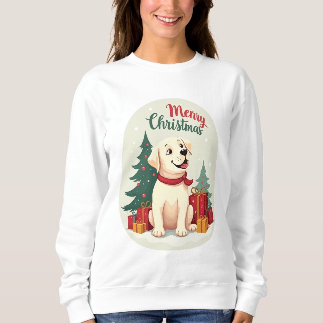 Sudadera Fetching the Holidays (Anverso)