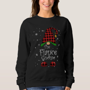Sudadera Fiance Gnome Buffalo Plaid Matanza Familia Christi
