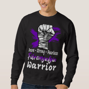 Sudadera Fibromialgia Warrior Purple Ribbon Soporte