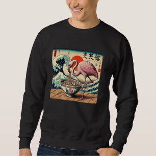 Sudadera Fideos japoneses puesta de sol ola arte vida silve