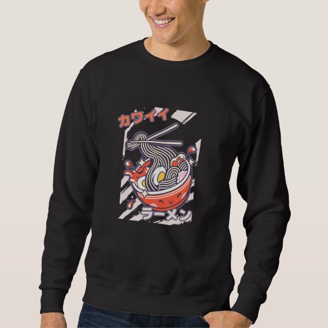 Sudadera Fideos Ramen Kawaii (Anverso)