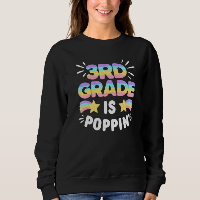 Sudadera Fidget R de vuelta al cole con Pop It para 3er gra (Anverso)