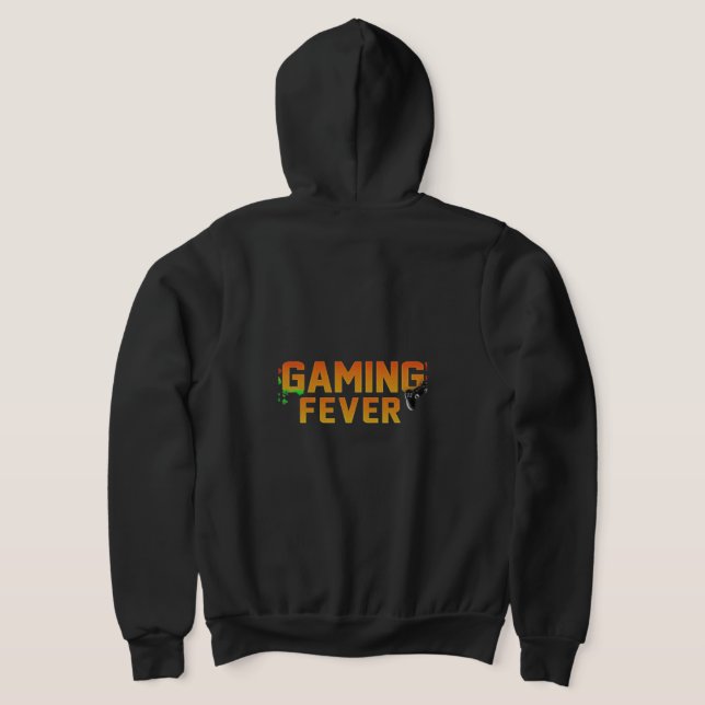 Sudadera "Fiebre de los juegos" Hoodie de Zip completo. Cam (Distribución Reverso )