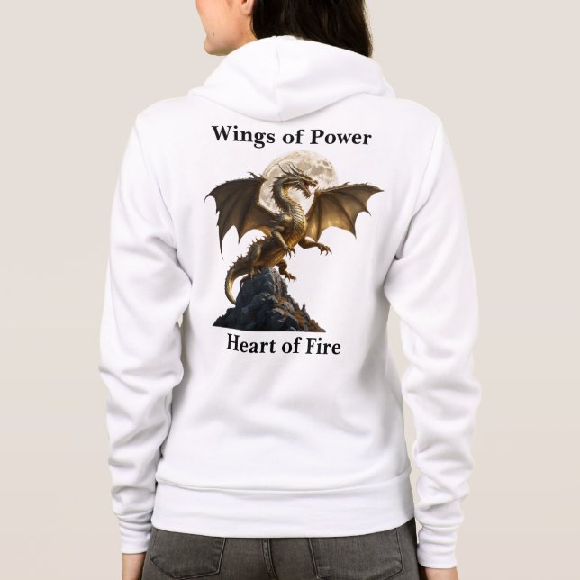 Sudadera Fierce Dragon Rearing (Reverso)