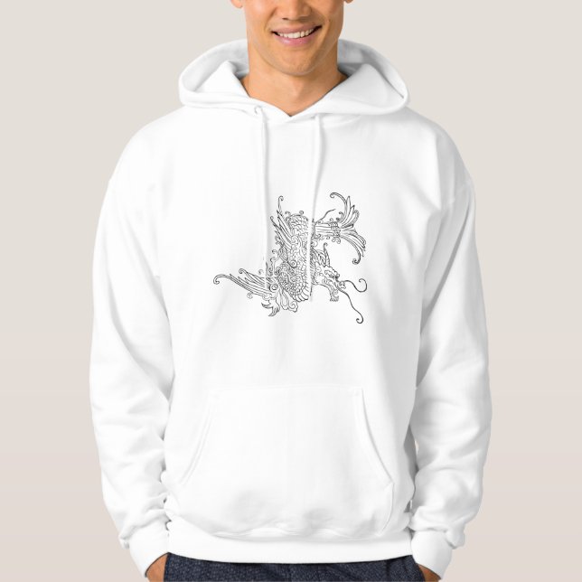 Sudadera Fierce Oriental Dragon Hoodie (Anverso)